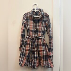 Polo by Ralph Lauren Multicolor Plaid Kids Dress